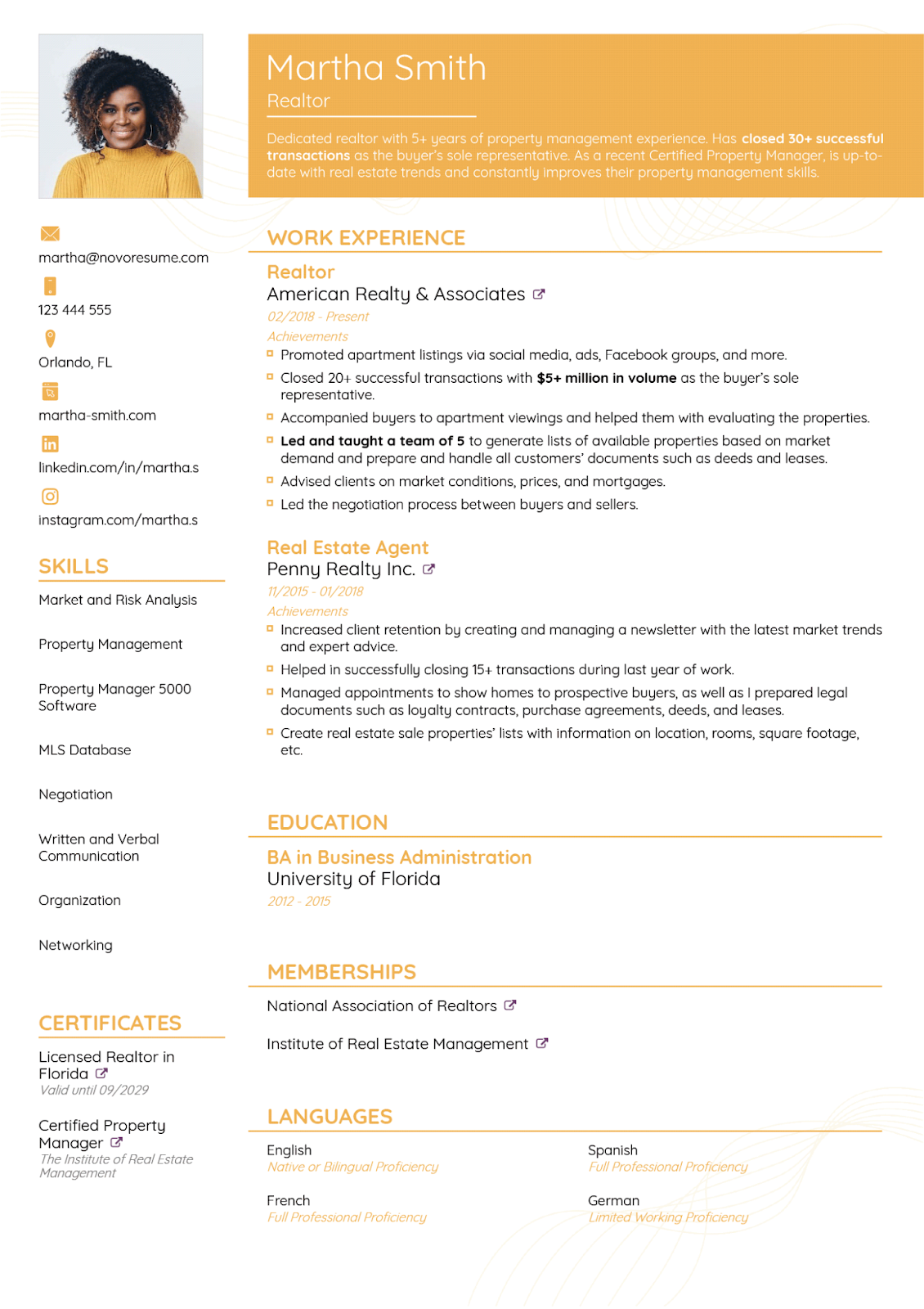 ats-friendly Functional Resume Template