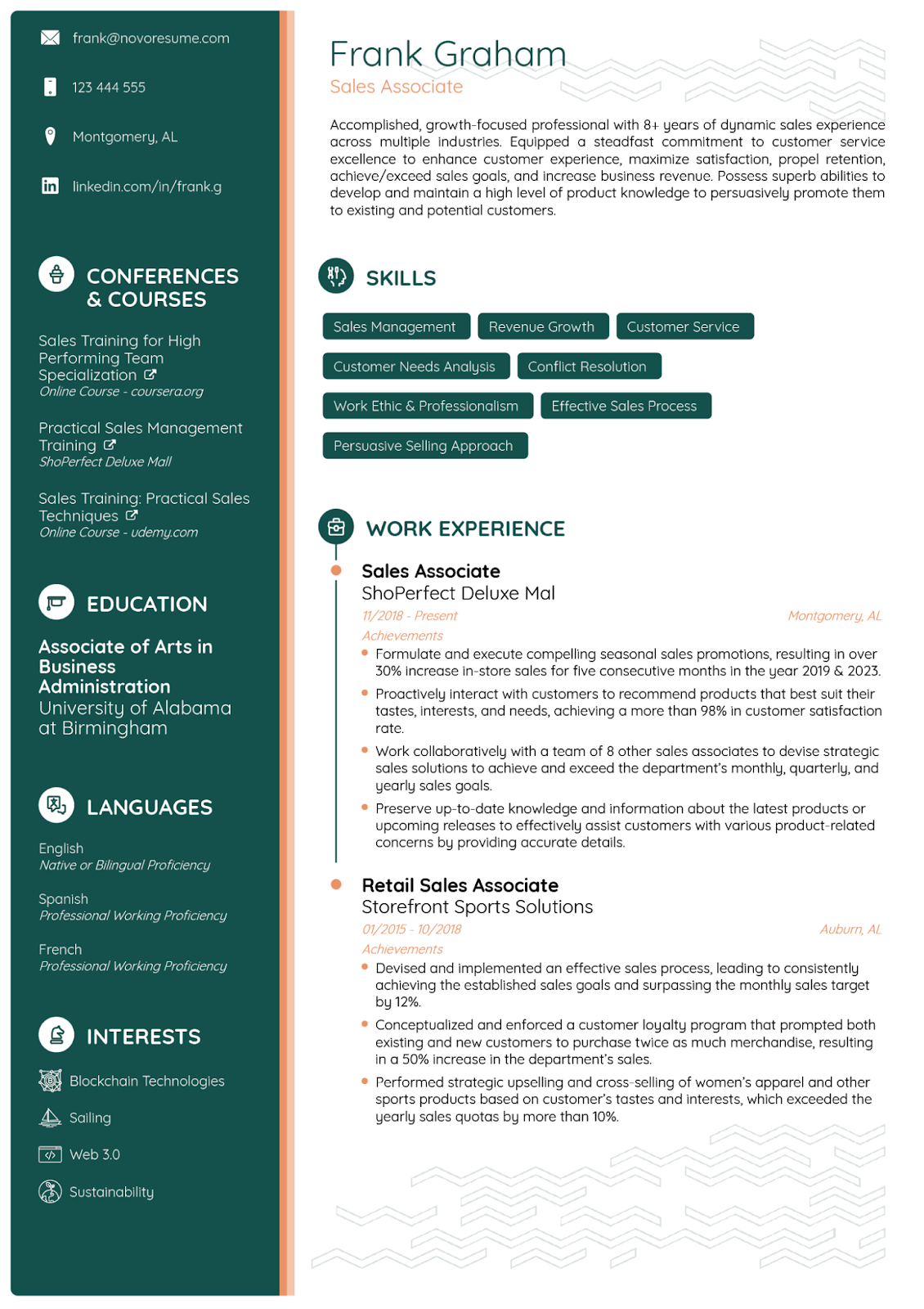 ats-friendly Skill-Based Resume Template