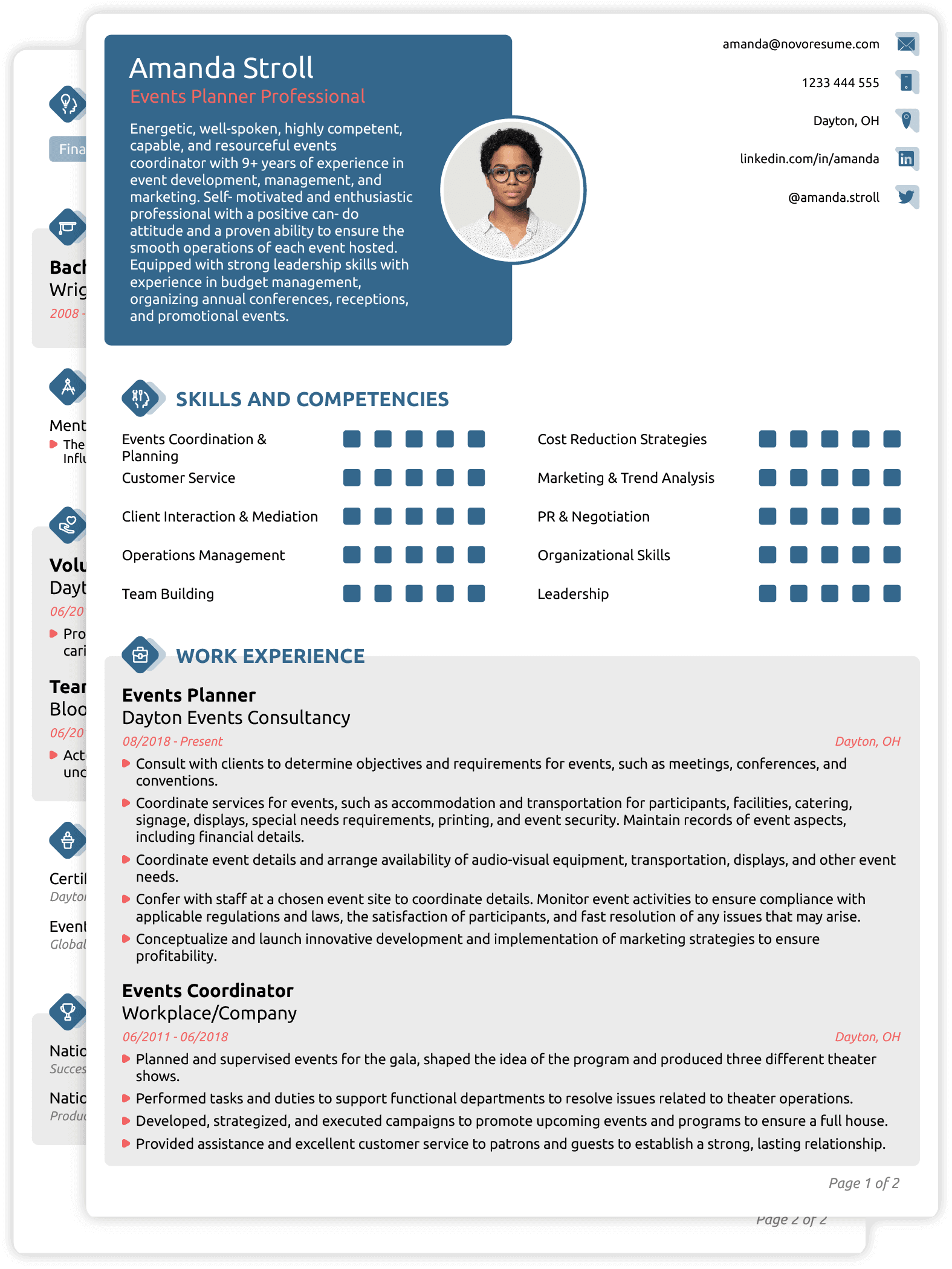 Combined CV Template