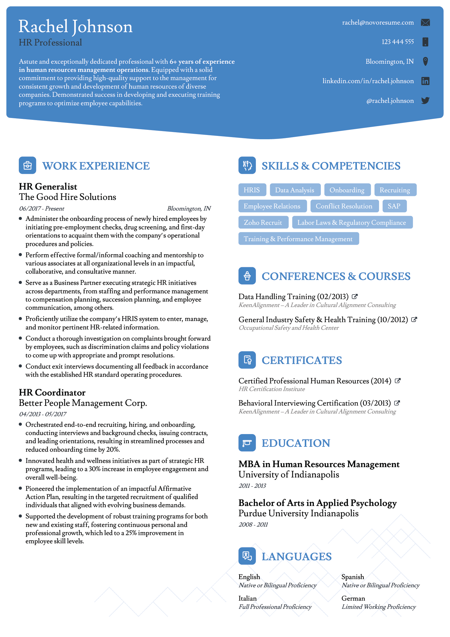 General ATS Resume Template