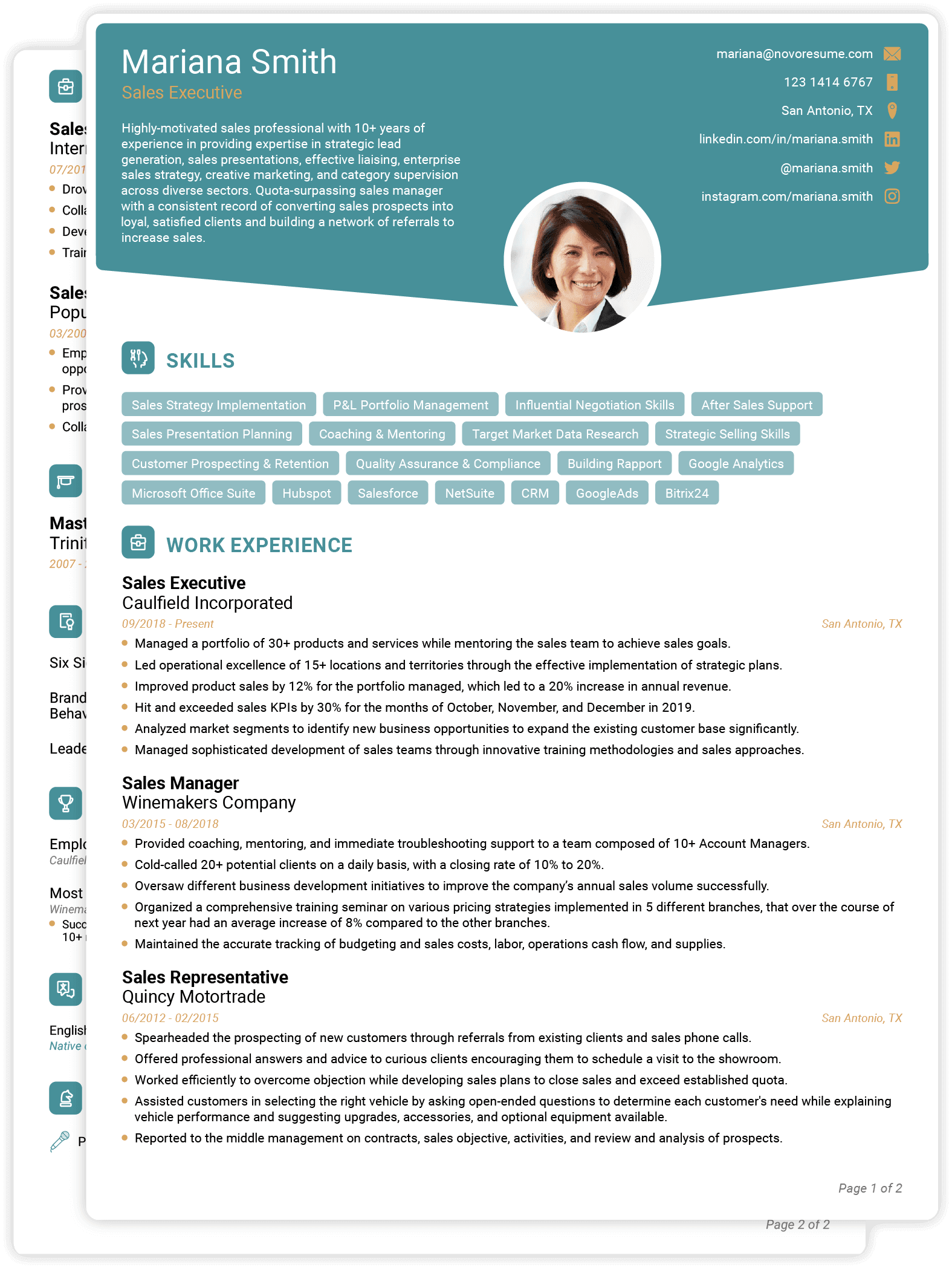 General CV Template