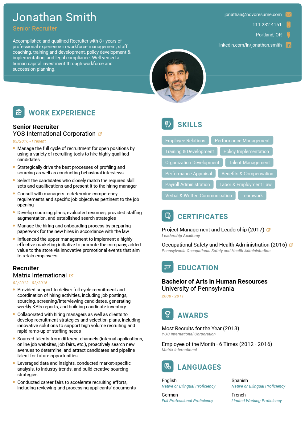 General Resume Template