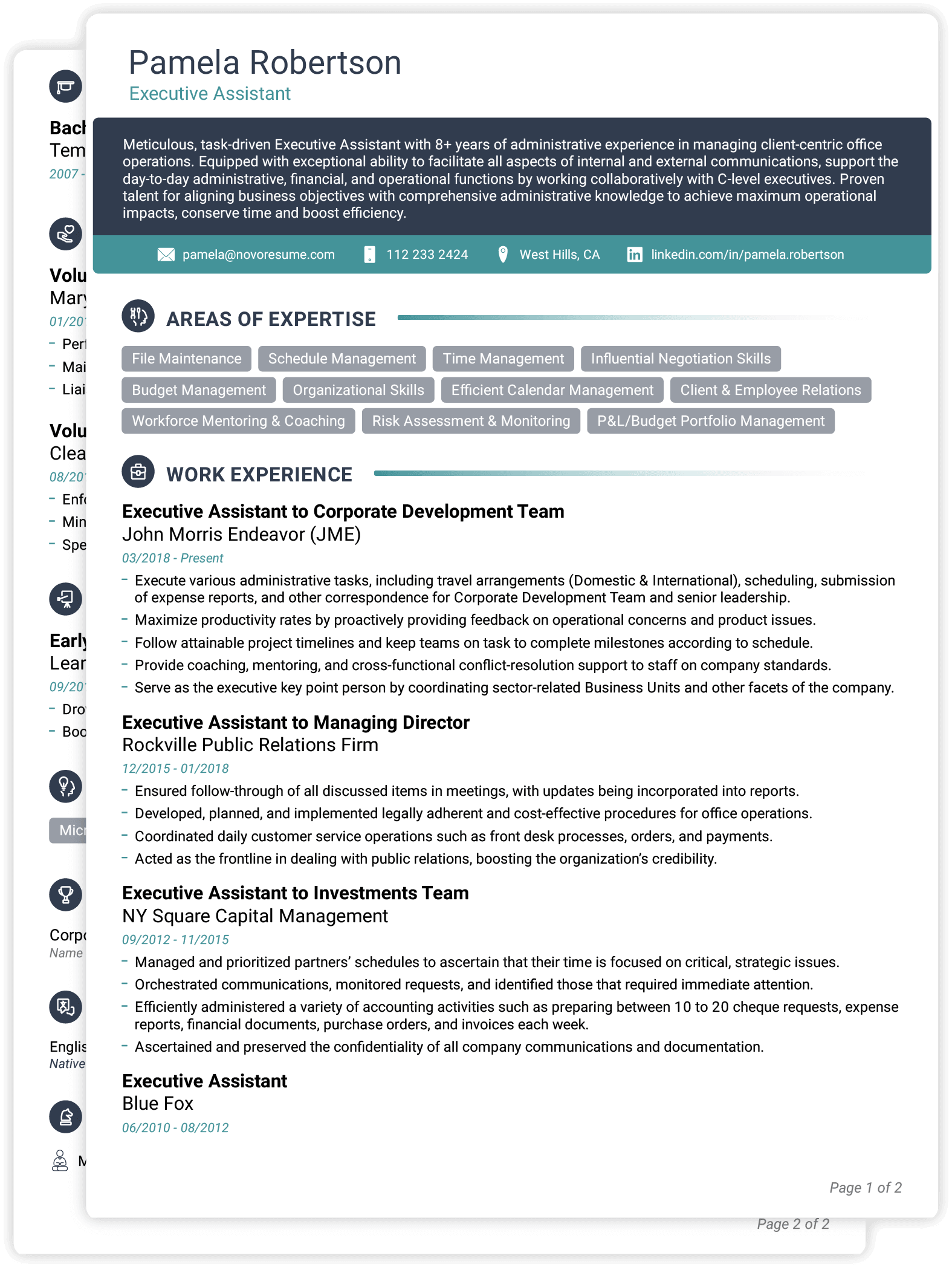 Hybrid CV Template