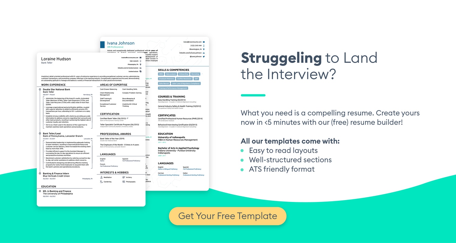 resume templates