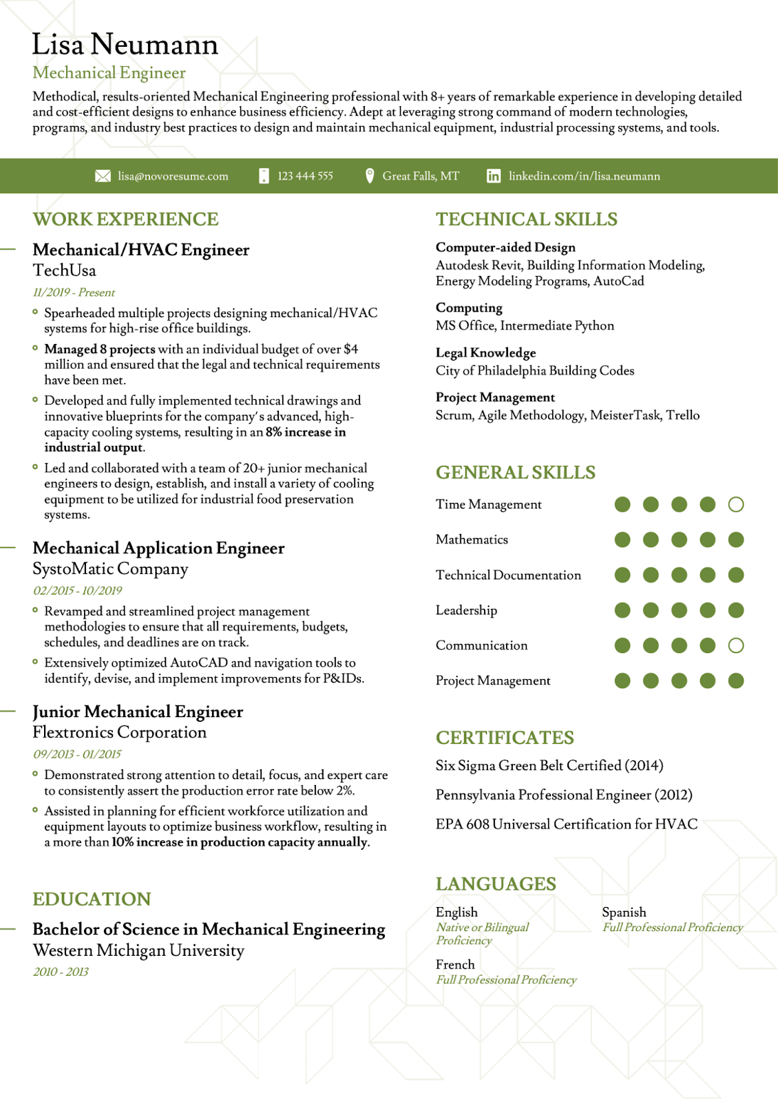 Simple ATS Resume Template