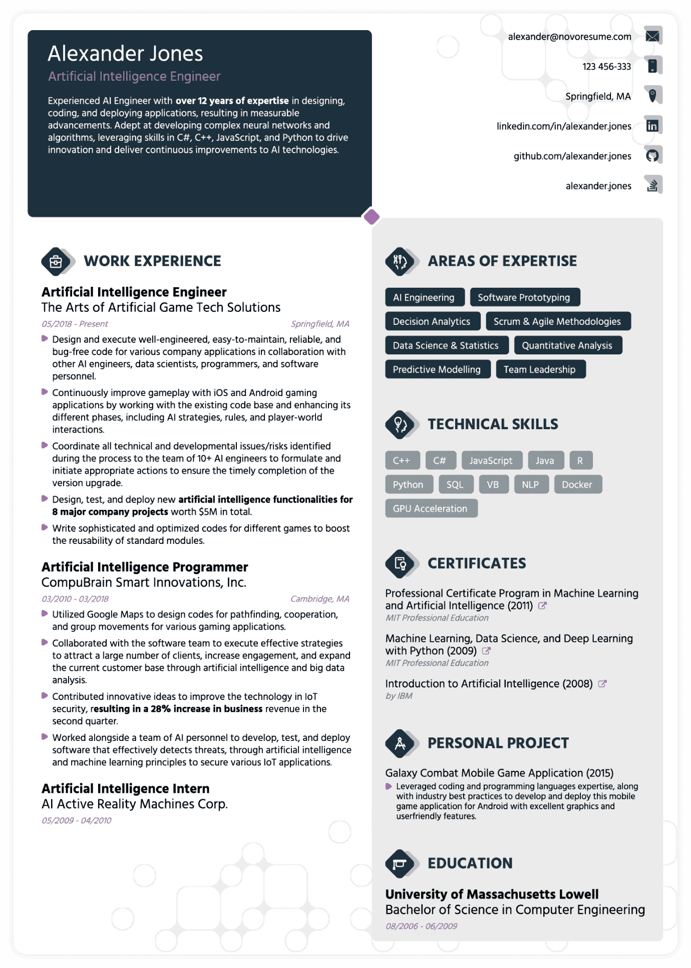 Minimalist Resume Template